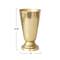 Hello Honey® 11" Gold Round Hammered Metal Vase